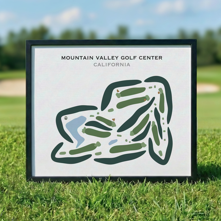 Mountain Valley Golf Center, California - Printed Golf Courses