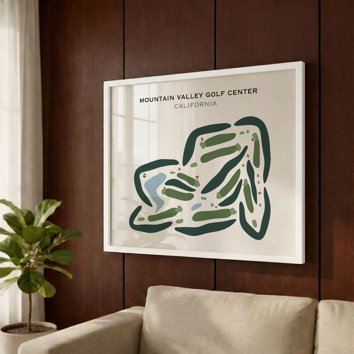 Mountain Valley Golf Center, California - Printed Golf Courses