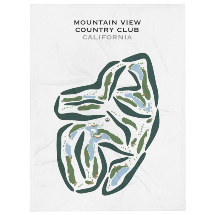 Mountain View Country Club, California - Printed Golf Courses