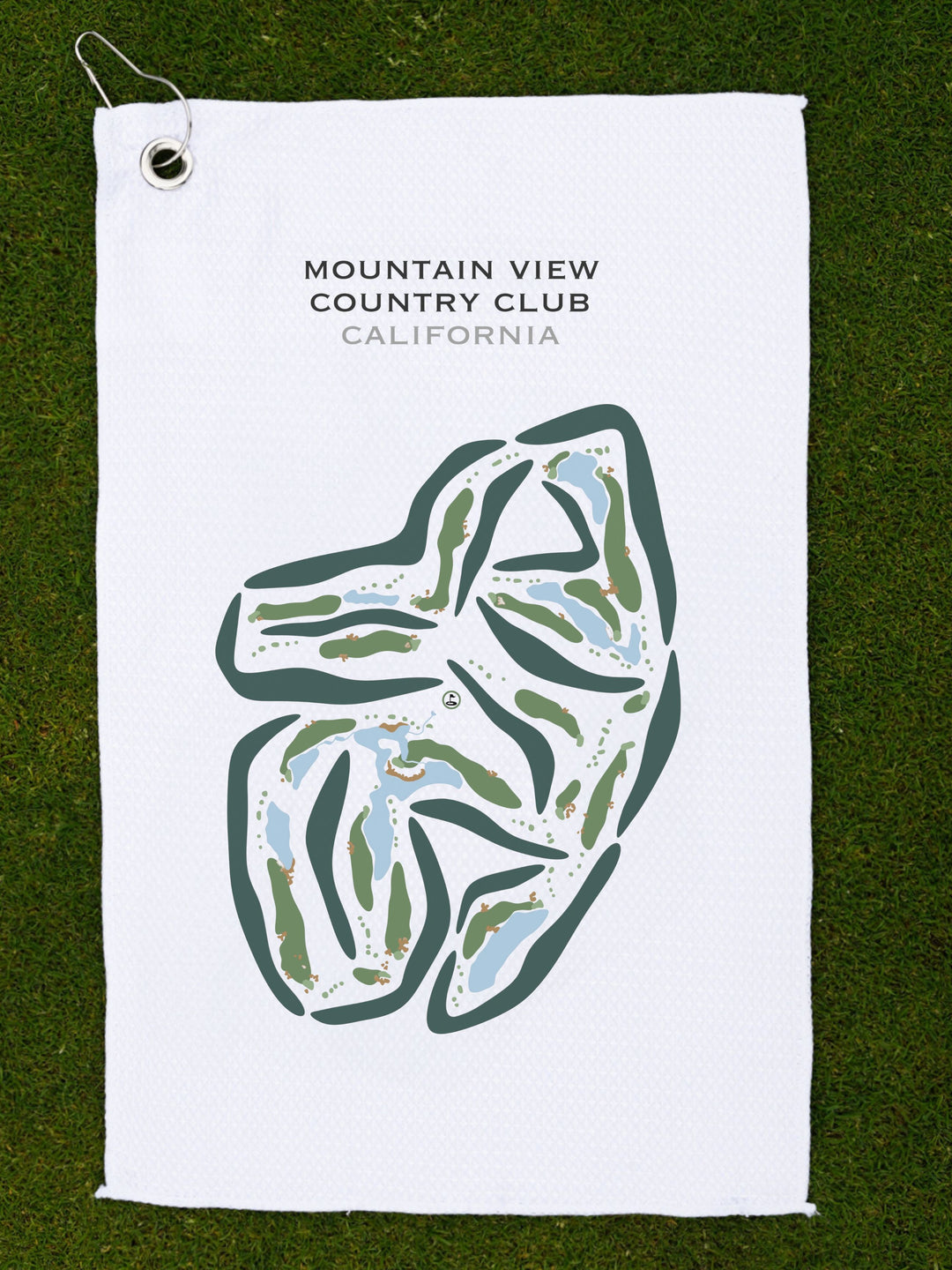 Mountain View Country Club, California - Printed Golf Courses