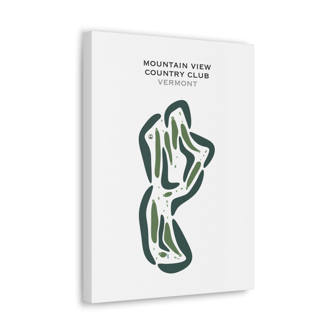 Mountain View Country Club, Vermont - Printed Golf Courses