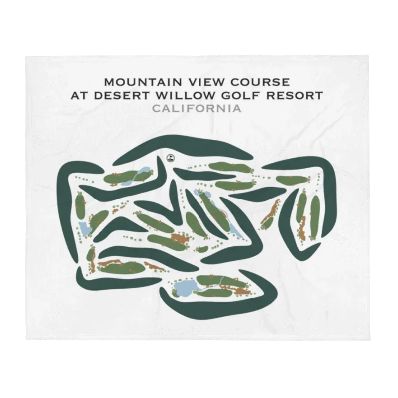 Mountain View Course at Desert Willow Golf Resort, California - Printed Golf Courses