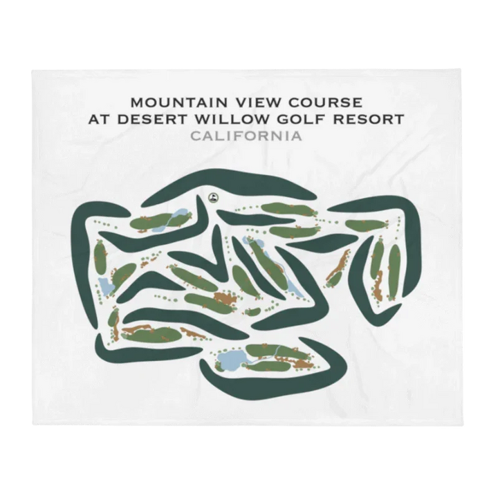 Mountain View Course at Desert Willow Golf Resort, California - Printed Golf Courses
