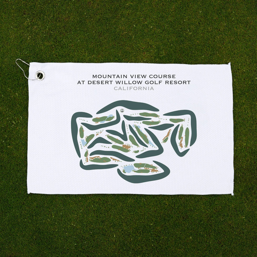 Mountain View Course at Desert Willow Golf Resort, California - Printed Golf Courses