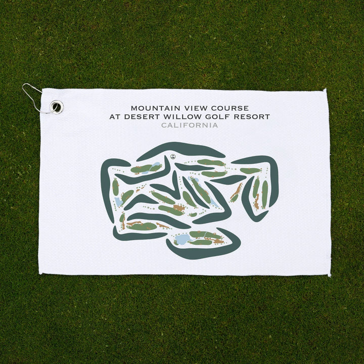 Mountain View Course at Desert Willow Golf Resort, California - Printed Golf Courses