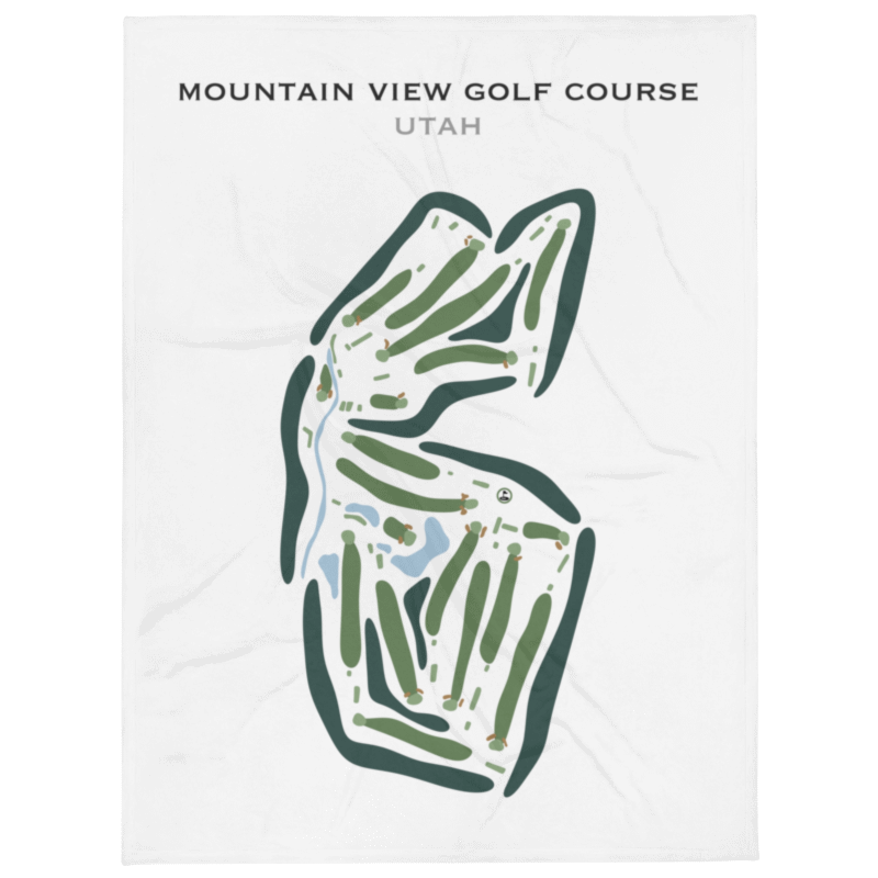 Mountain View Golf Course, Utah - Printed Golf Courses