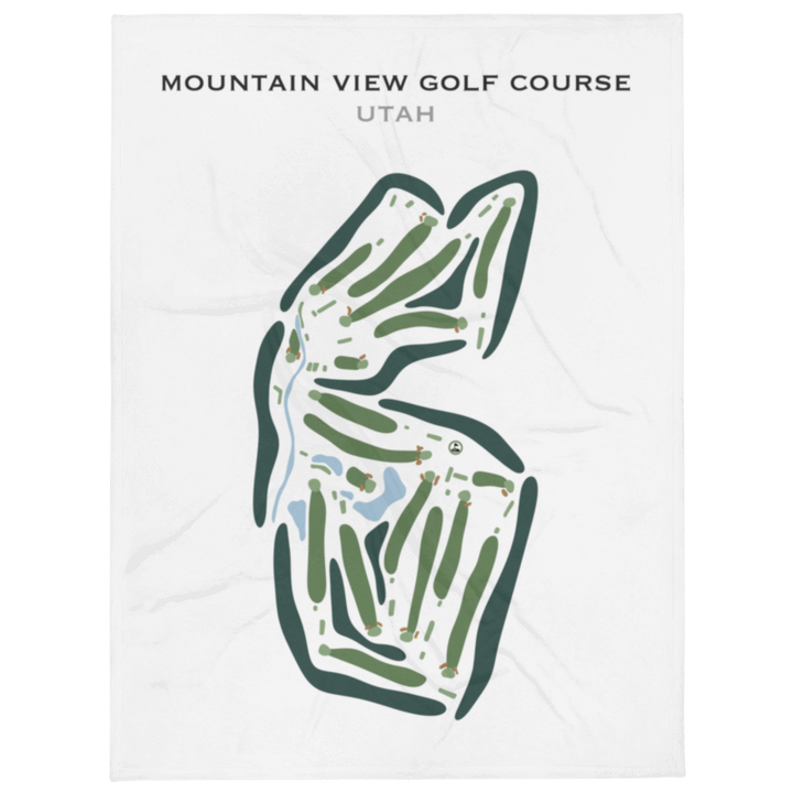 Mountain View Golf Course, Utah - Printed Golf Courses