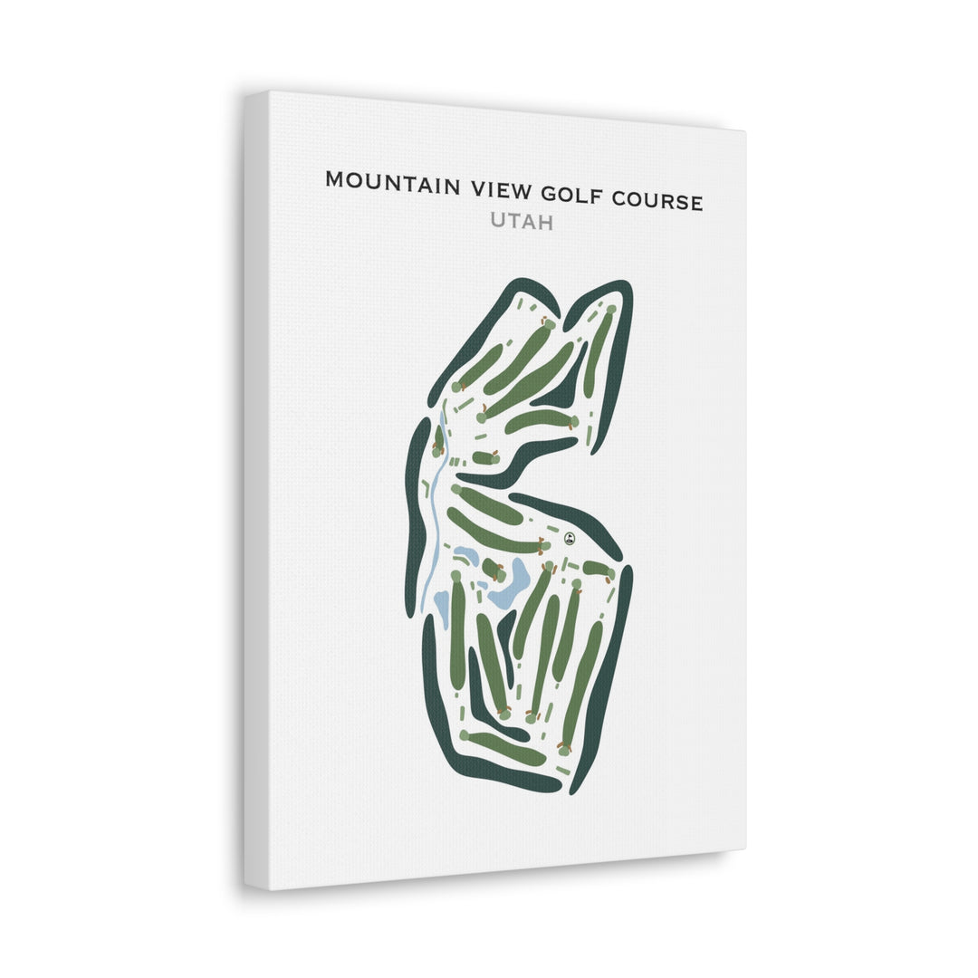 Mountain View Golf Course, Utah - Printed Golf Courses