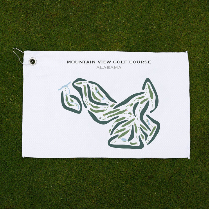 Mountain View Golf Course, Alabama - Printed Golf Courses