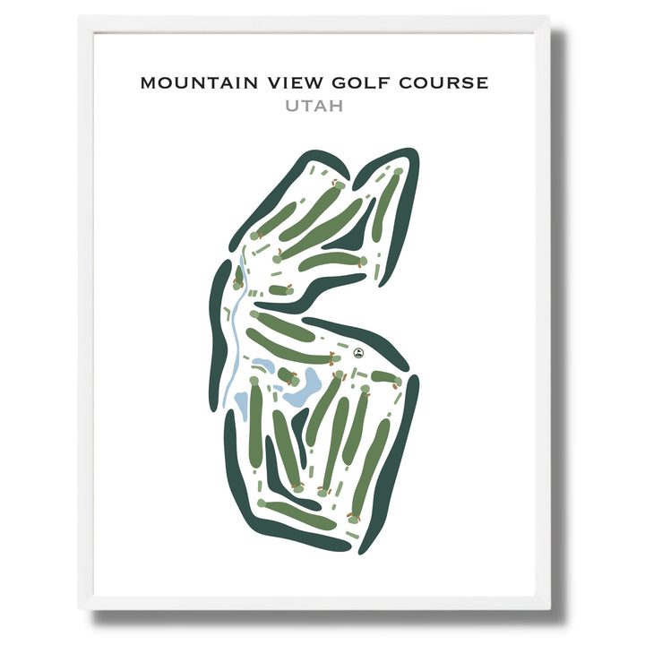 Mountain View Golf Course, Utah - Printed Golf Courses