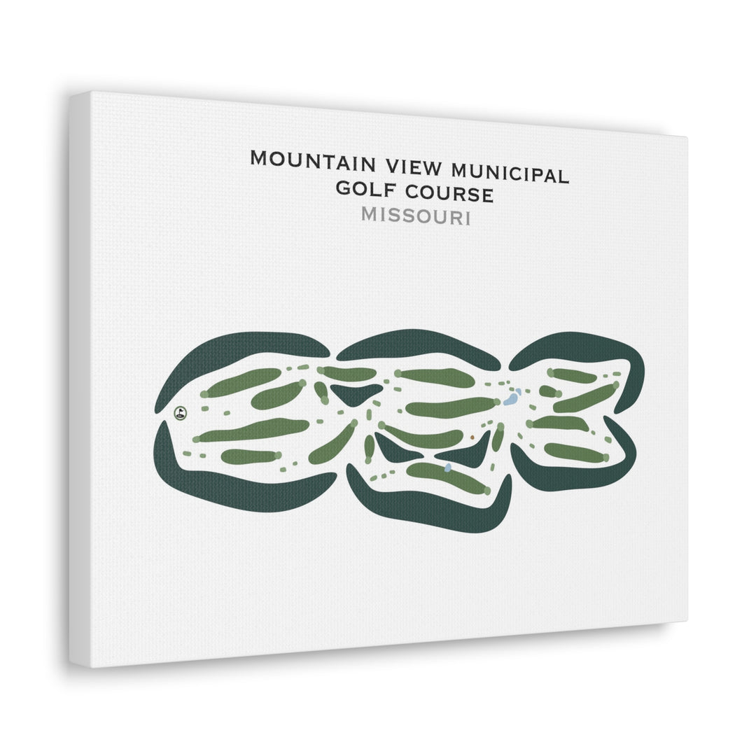 Mountain View Municipal Golf Course, Missouri - Printed Golf Courses