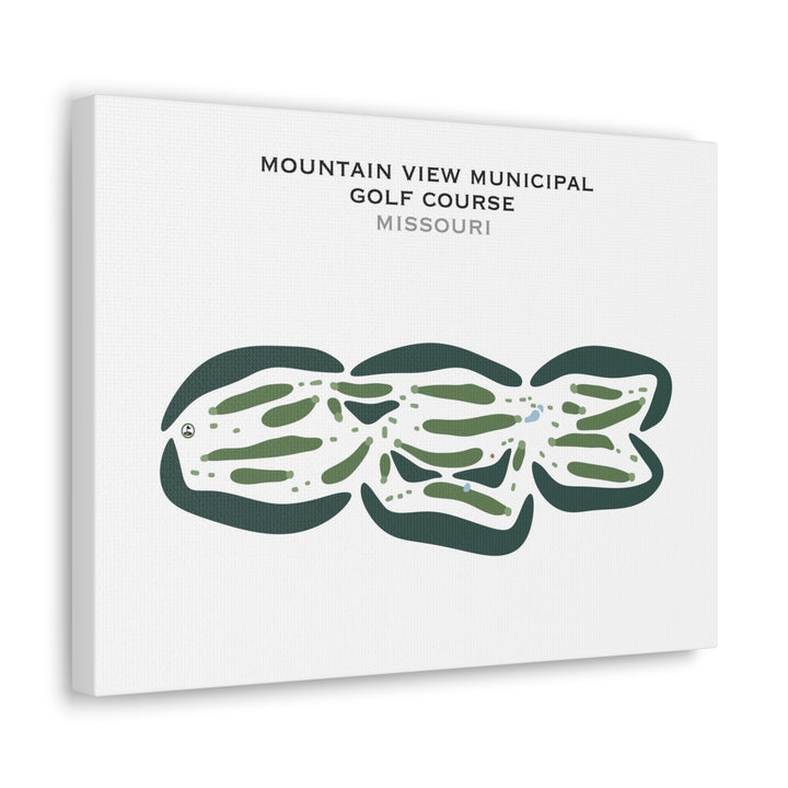 Mountain View Municipal Golf Course, Missouri - Printed Golf Courses