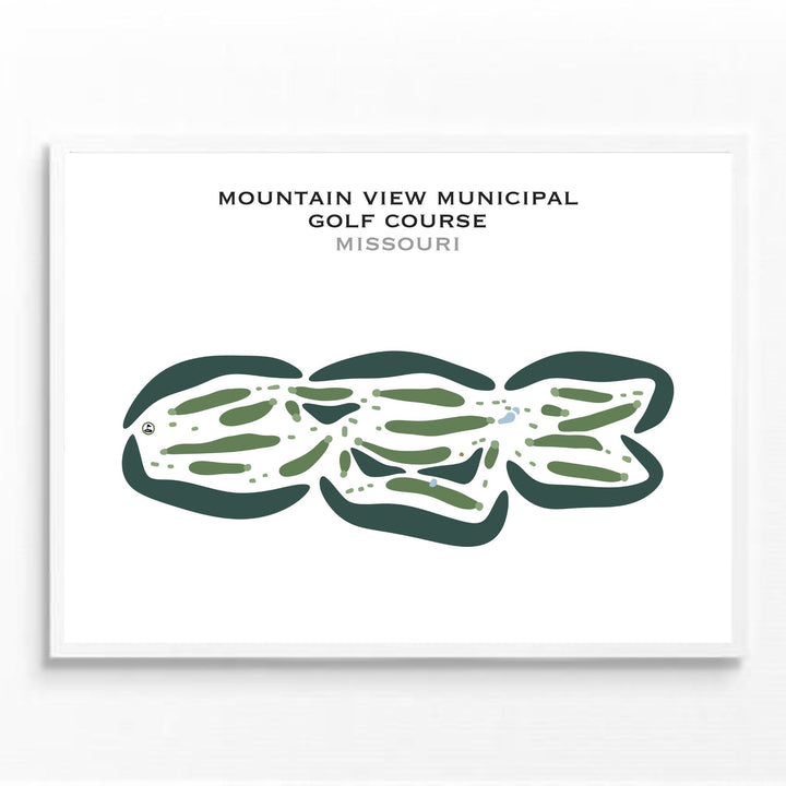 Mountain View Municipal Golf Course, Missouri - Printed Golf Courses