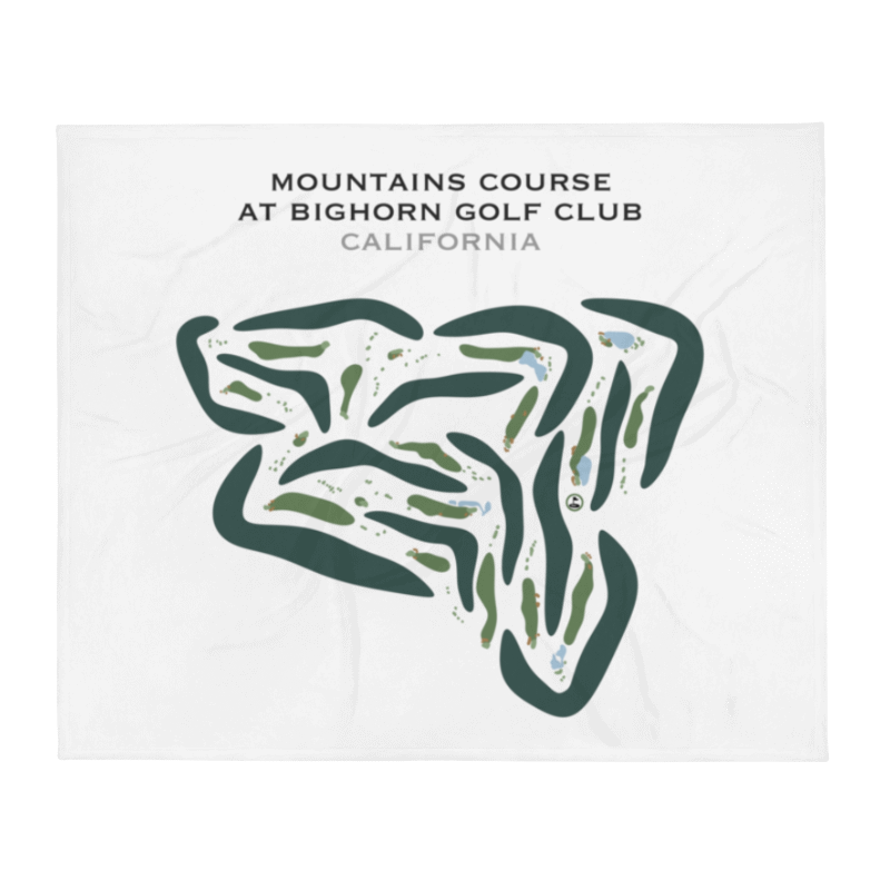 Mountain Course at Bighorn Golf Club, California - Printed Golf Courses