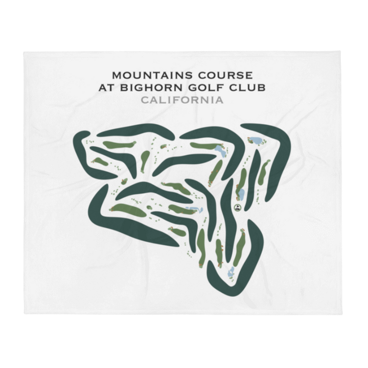 Mountain Course at Bighorn Golf Club, California - Printed Golf Courses