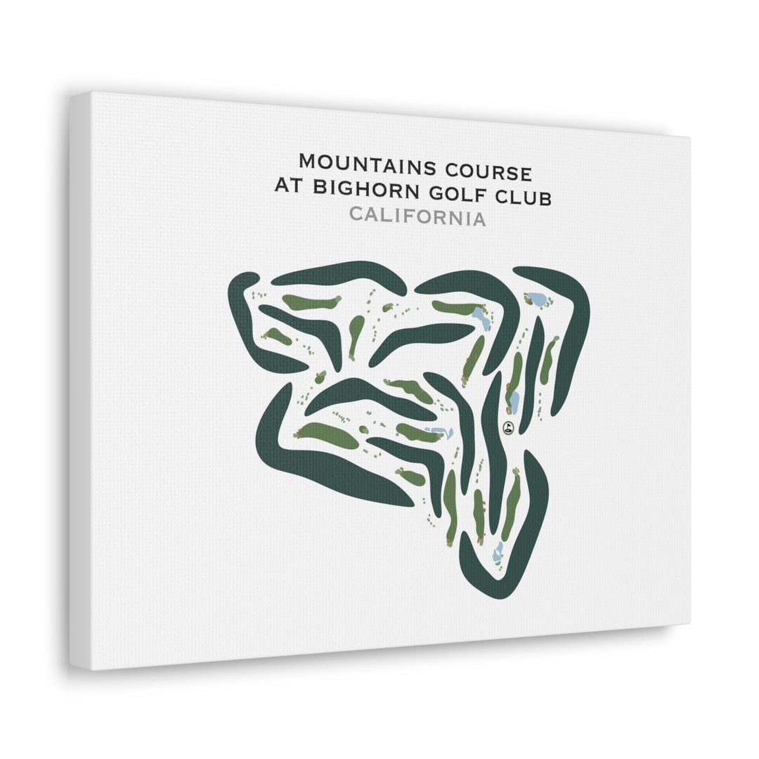 Mountain Course at Bighorn Golf Club, California - Printed Golf Courses