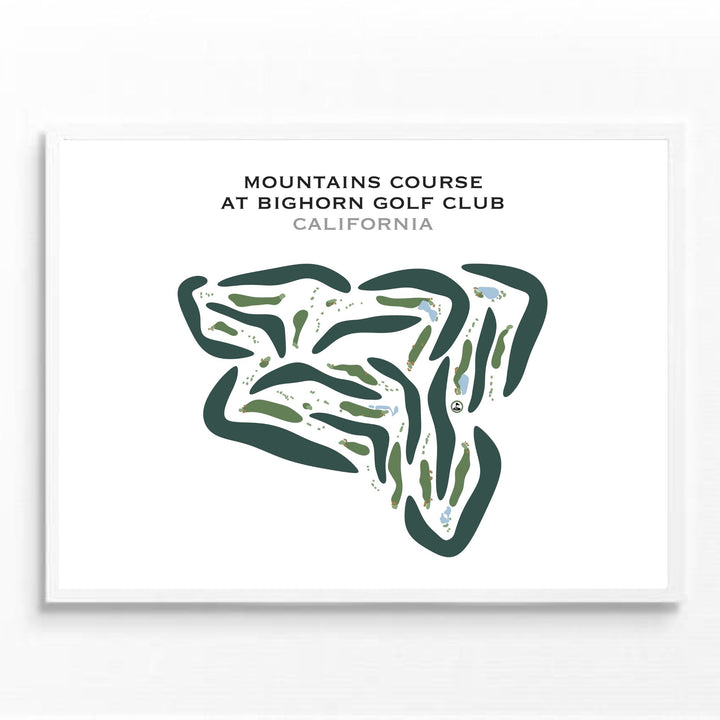 Mountain Course at Bighorn Golf Club, California - Printed Golf Courses