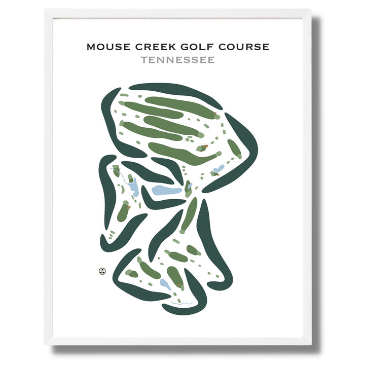 Mouse Creek Golf Course, Tennessee - Printed Golf Courses