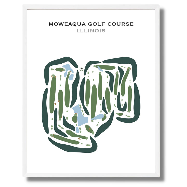 Moweaqua Golf Course, Illinois - Printed Golf Courses