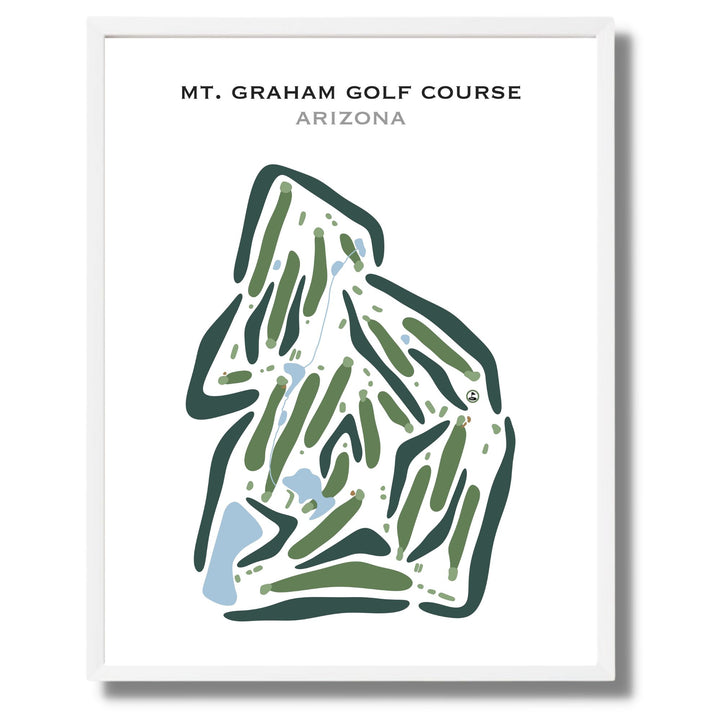 Mt. Graham Golf Course, Arizona - Printed Golf Courses