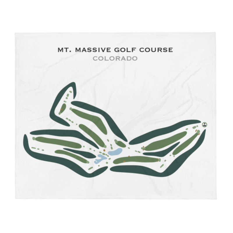 Mt. Massive Golf Course, Colorado - Printed Golf Courses