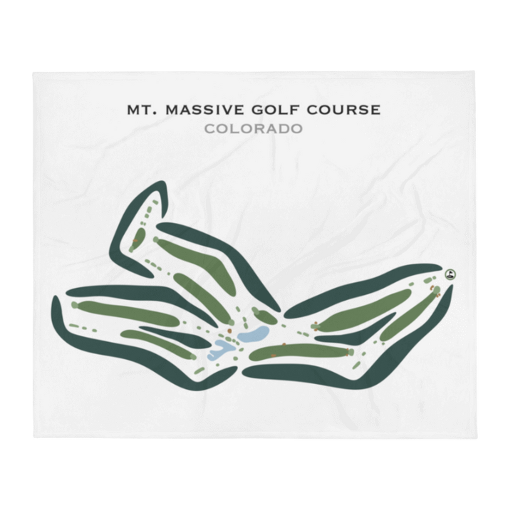 Mt. Massive Golf Course, Colorado - Printed Golf Courses