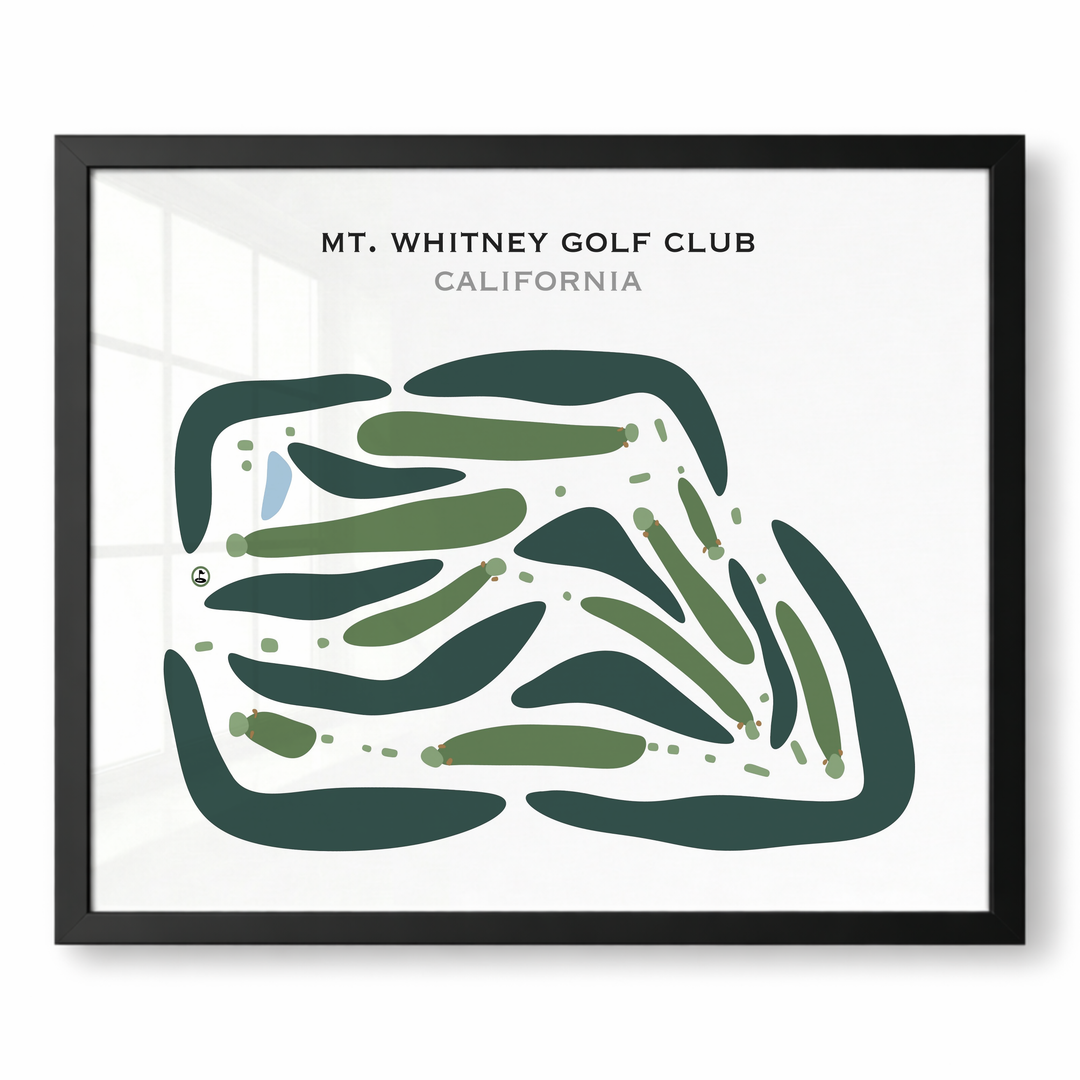 Mt. Whitney Golf Club, California - Printed Golf Courses