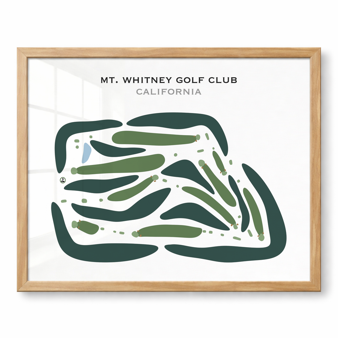 Mt. Whitney Golf Club, California - Printed Golf Courses