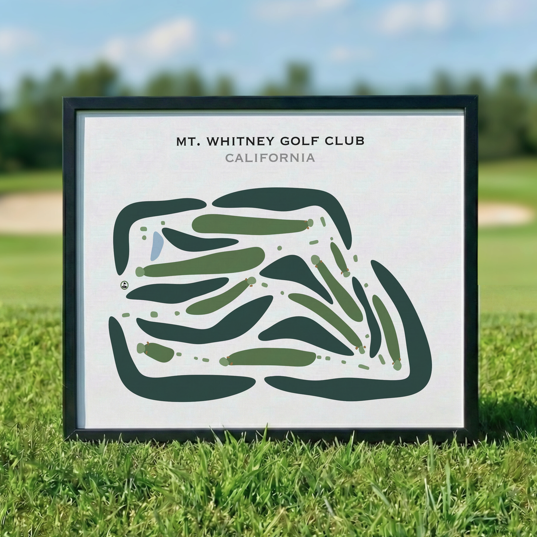 Mt. Whitney Golf Club, California - Printed Golf Courses