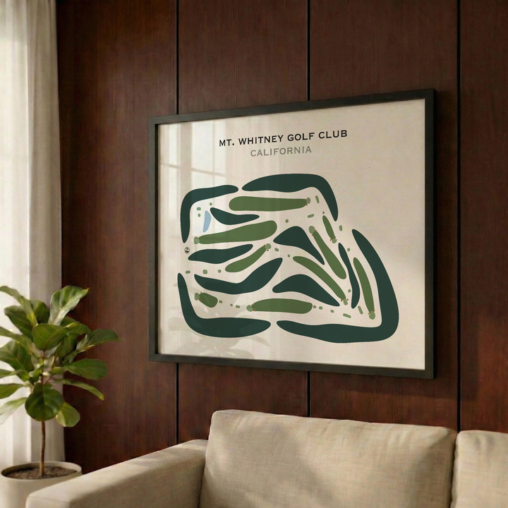 Mt. Whitney Golf Club, California - Printed Golf Courses
