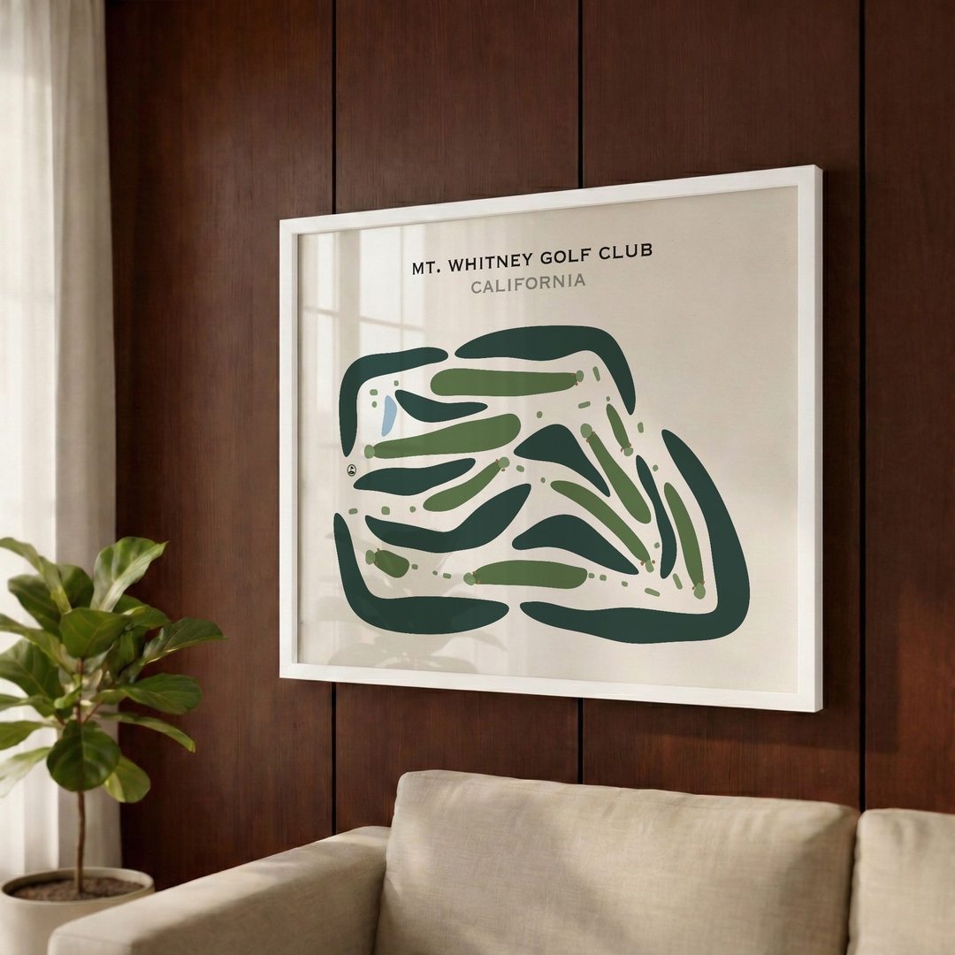 Mt. Whitney Golf Club, California - Printed Golf Courses
