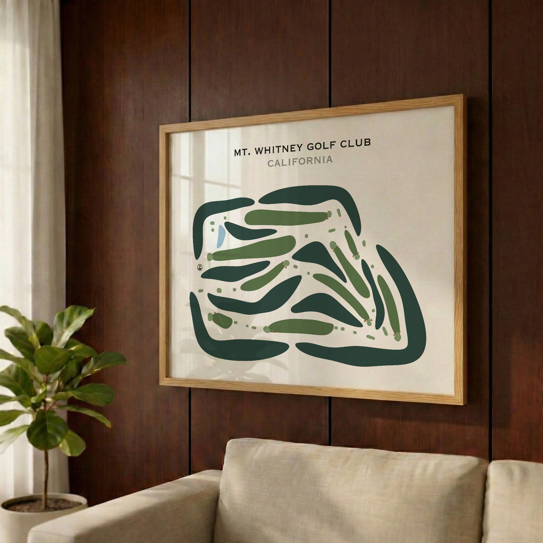 Mt. Whitney Golf Club, California - Printed Golf Courses