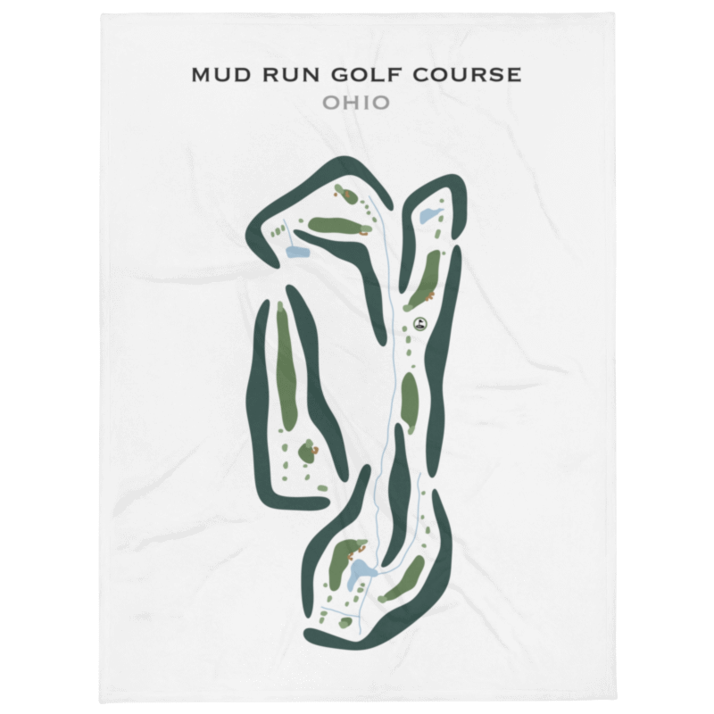 Mud Run Golf Course, Ohio - Printed Golf Courses