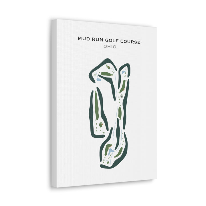 Mud Run Golf Course, Ohio - Printed Golf Courses