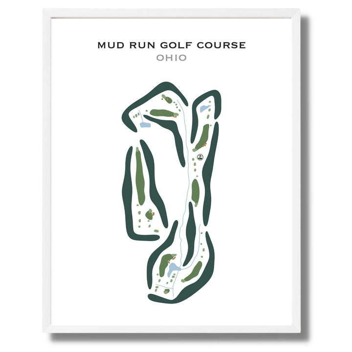 Mud Run Golf Course, Ohio - Printed Golf Courses