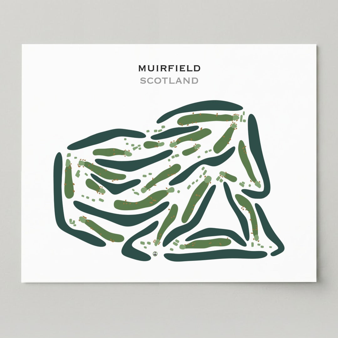 Muirfield, Scotland - Printed Golf Courses