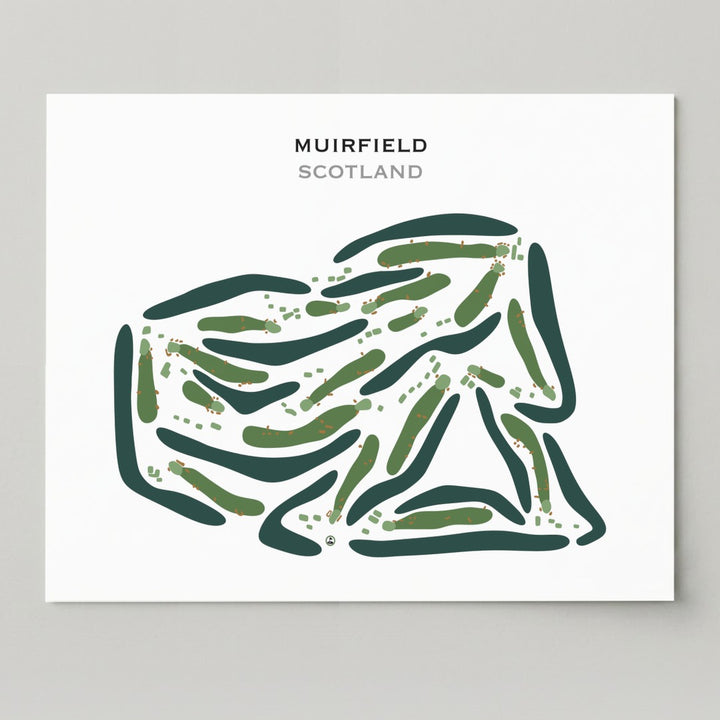 Muirfield, Scotland - Printed Golf Courses