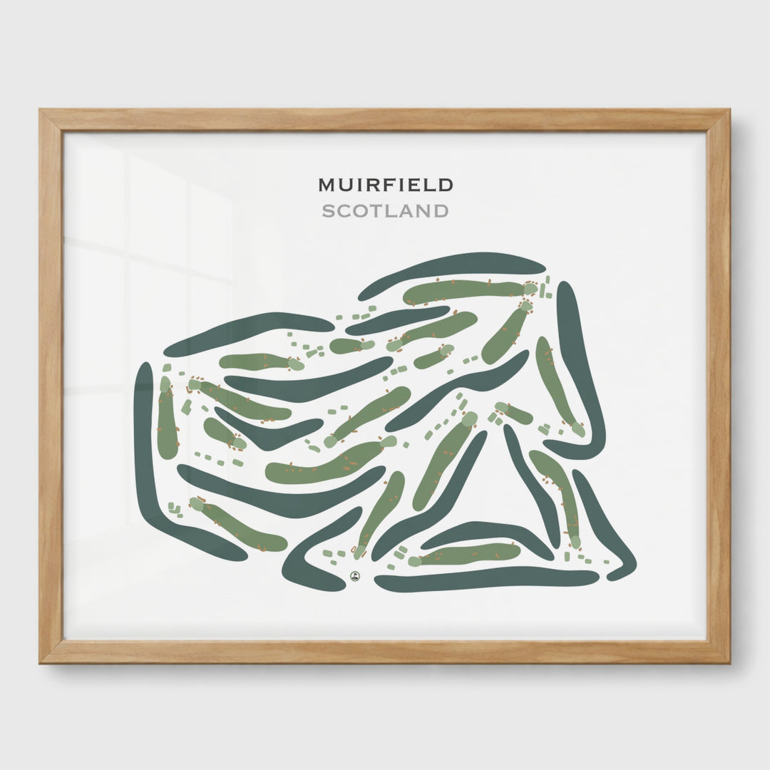 Muirfield, Scotland - Printed Golf Courses