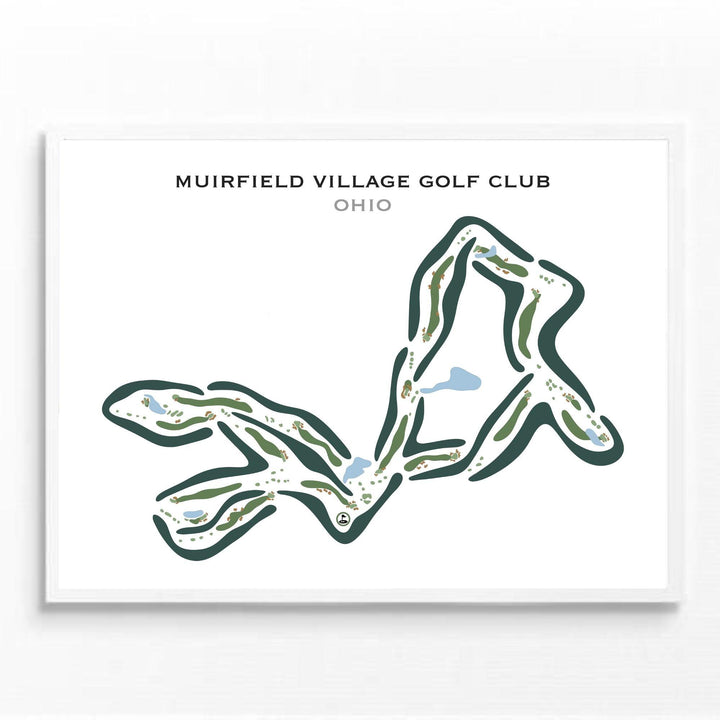 Muirfield Village Golf Club, Ohio - Printed Golf Courses - Golf Course Prints