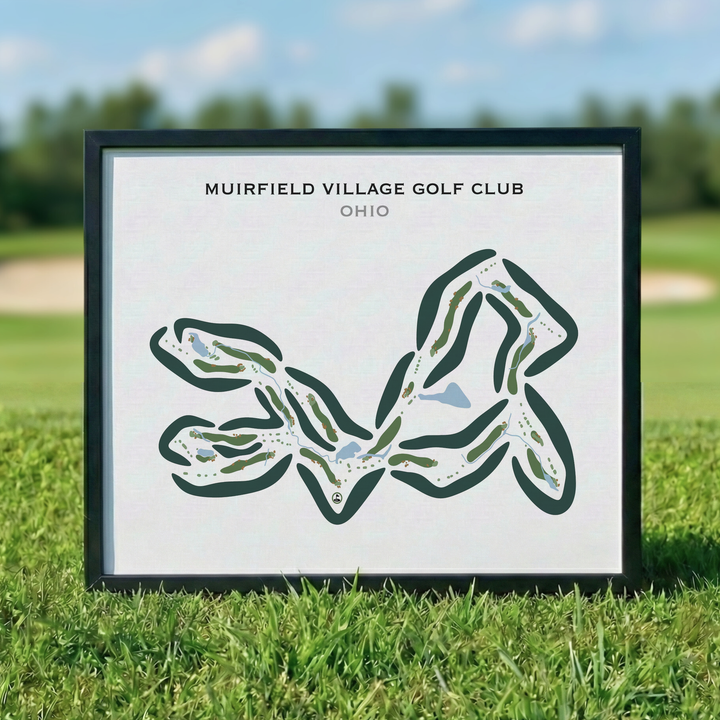 Muirfield Village Golf Club, Ohio - Printed Golf Courses