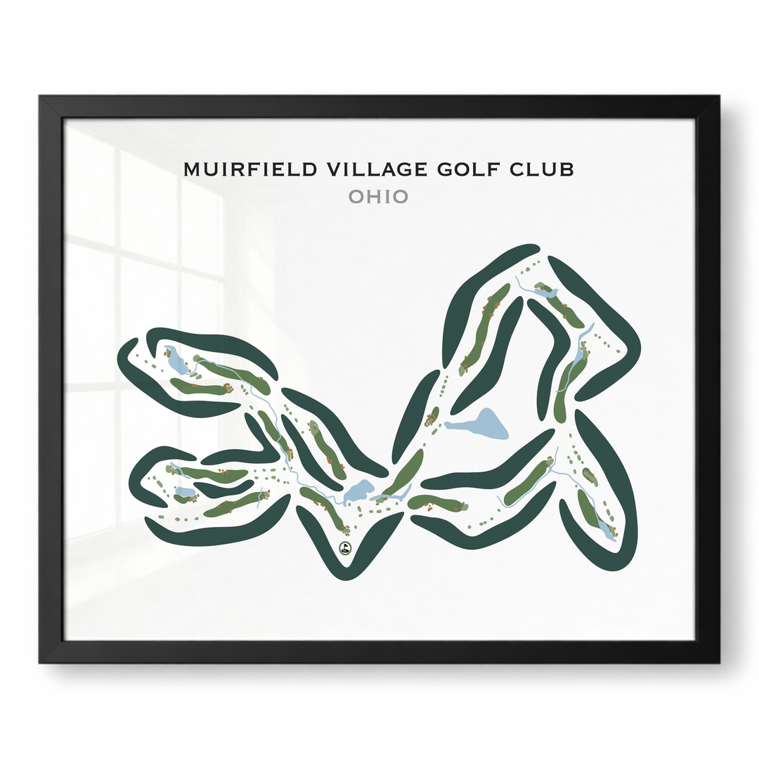 Muirfield Village Golf Club, Ohio - Printed Golf Courses