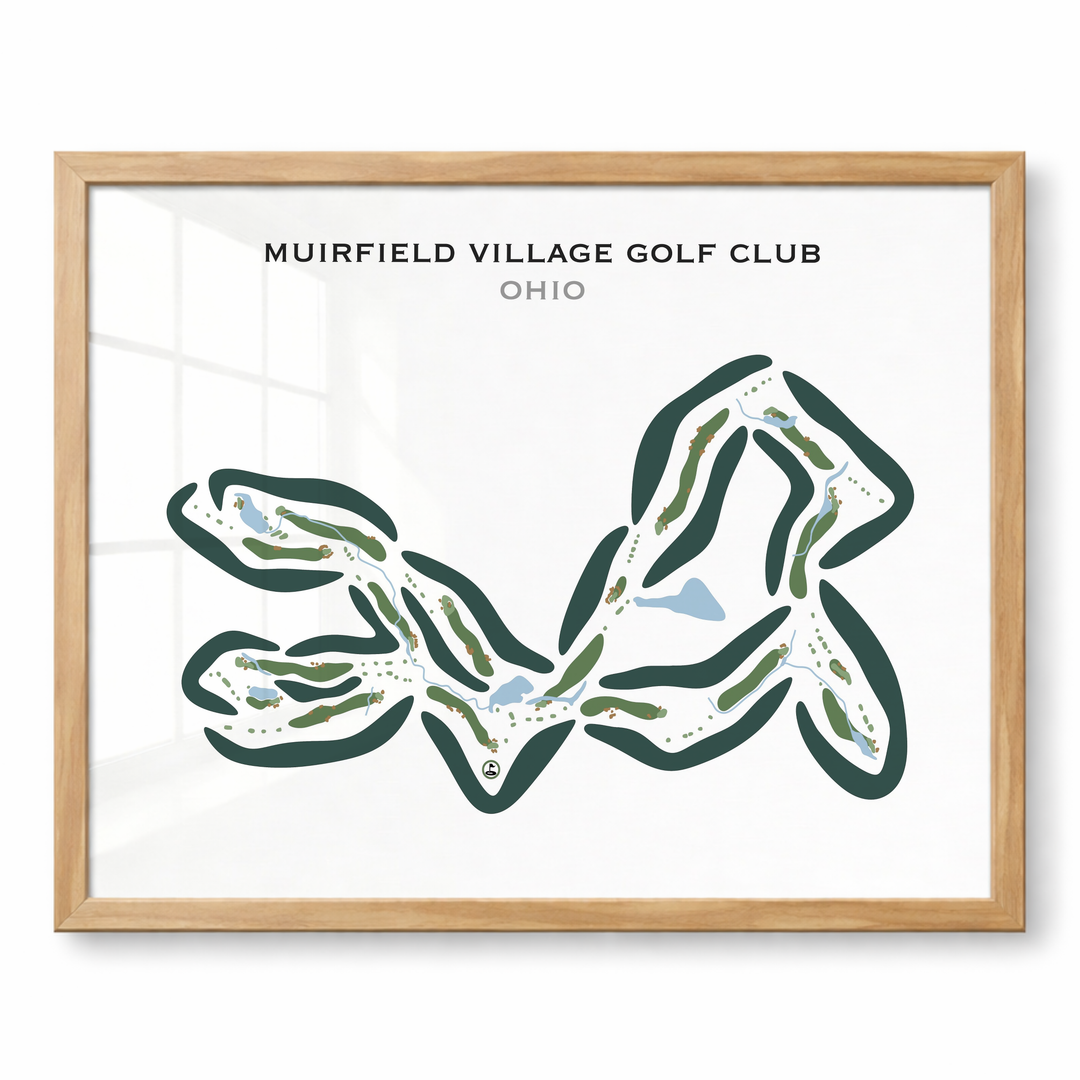 Muirfield Village Golf Club, Ohio - Printed Golf Courses