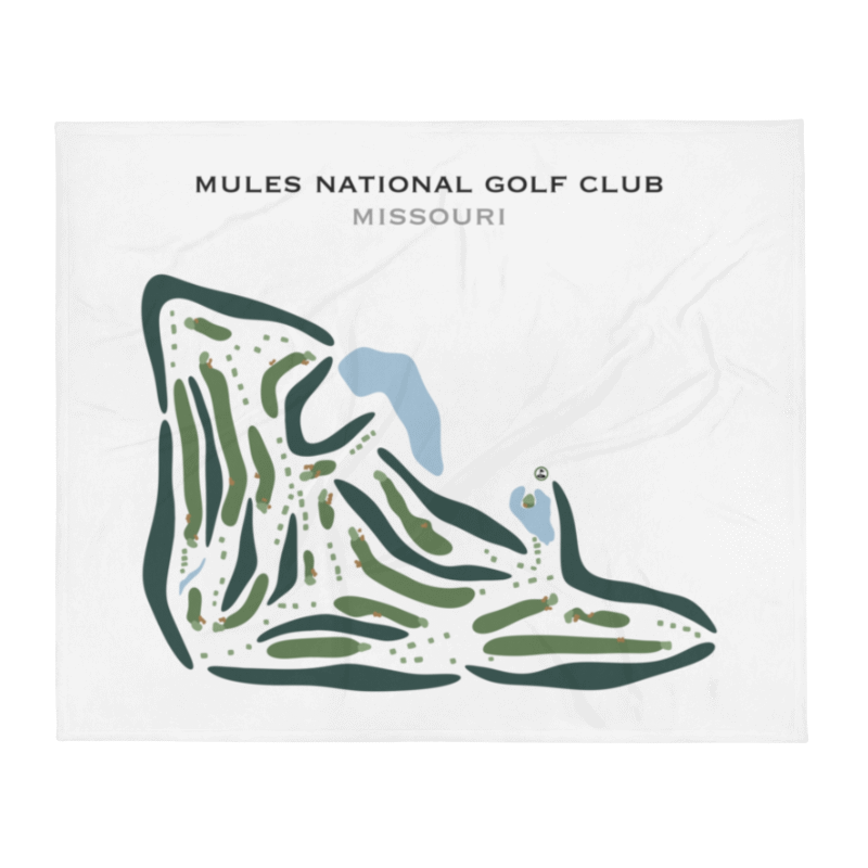 Mules National Golf Club, Missouri - Printed Golf Courses