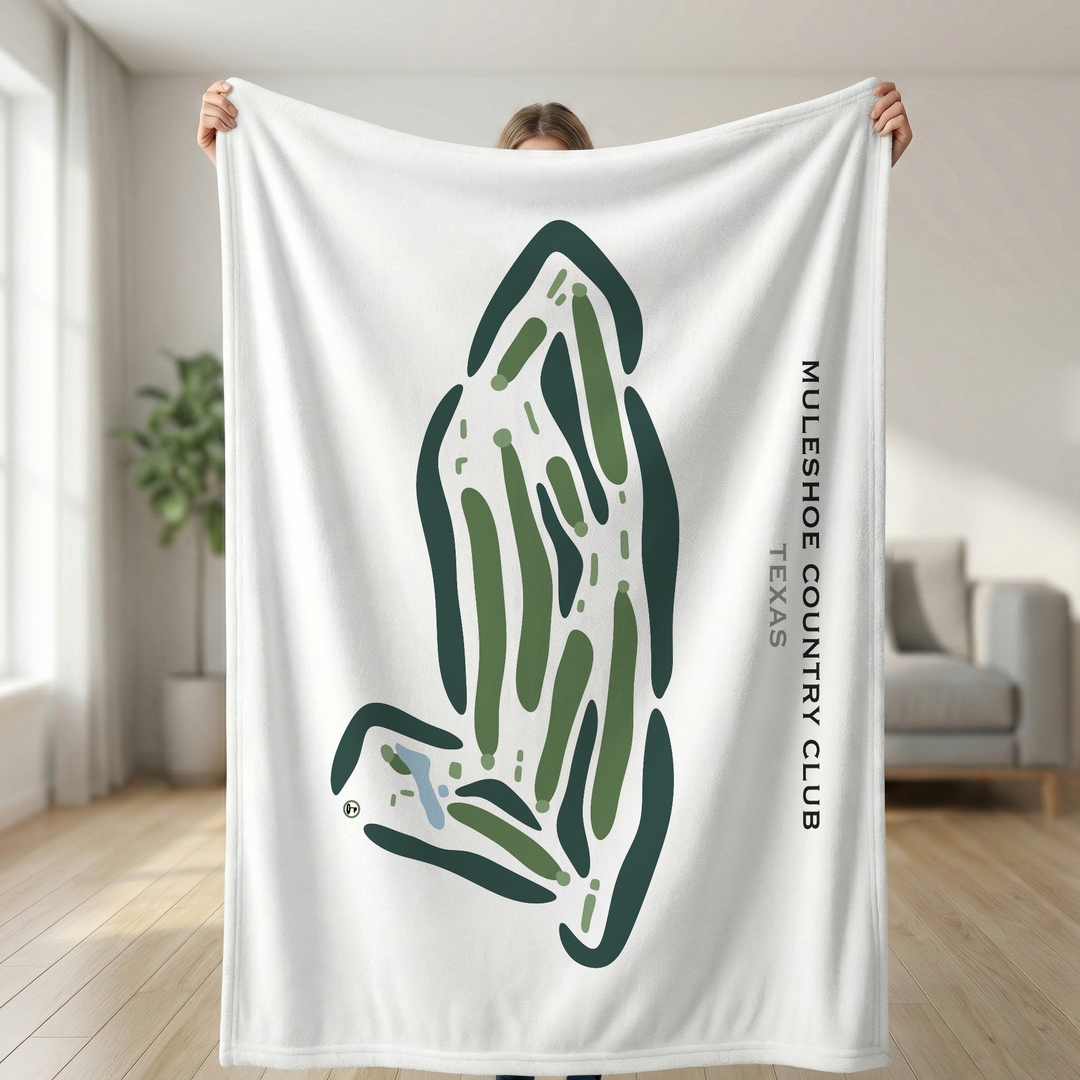 Muleshoe Country Club, Texas - Printed Golf Courses