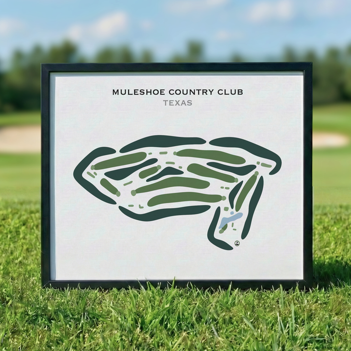 Muleshoe Country Club, Texas - Printed Golf Courses