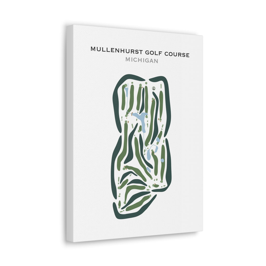 Mullenhurst Golf Course, Michigan - Printed Golf Courses