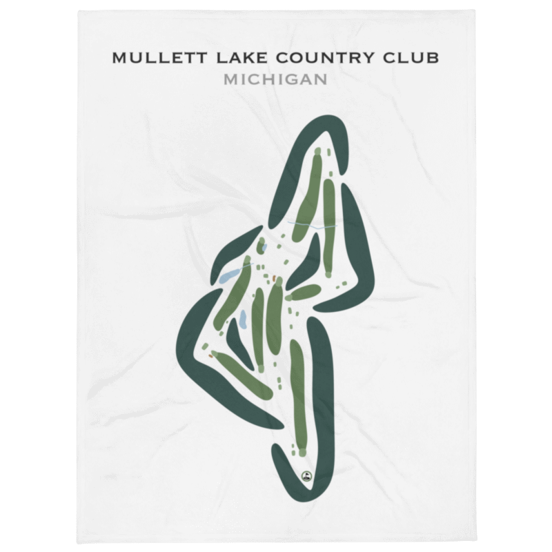 Mullett Lake Country Club, Michigan - Printed Golf Courses