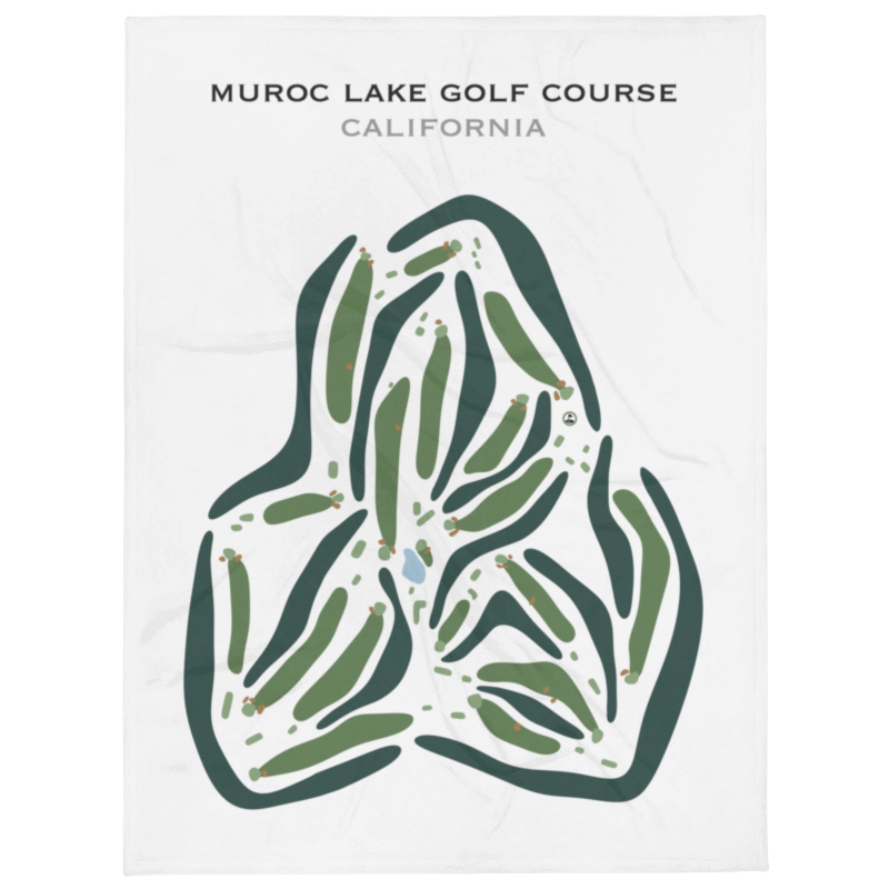 Muroc Lake Golf Course, California - Printed Golf Courses