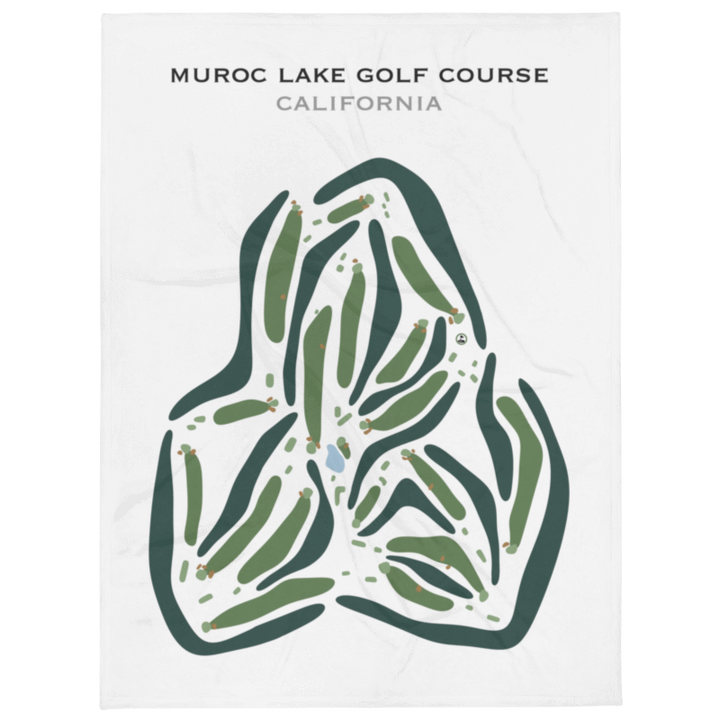 Muroc Lake Golf Course, California - Printed Golf Courses