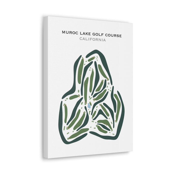 Muroc Lake Golf Course, California - Printed Golf Courses